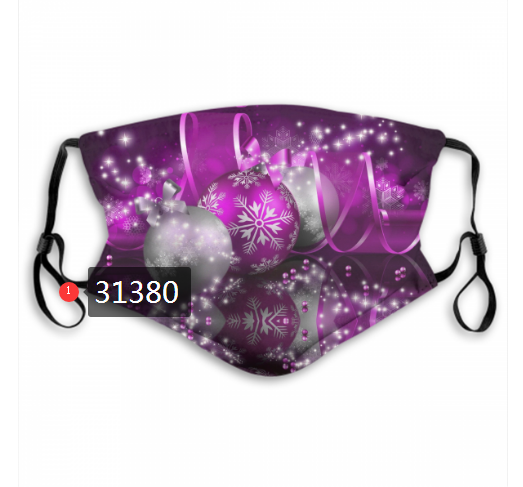 2020 Merry Christmas Dust mask with filter 43->mlb dust mask->Sports Accessory